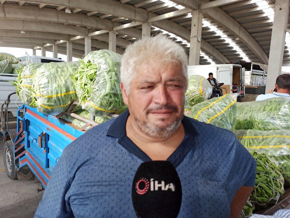 Fasulye üreticisi fiyatların düşmesine üzgün