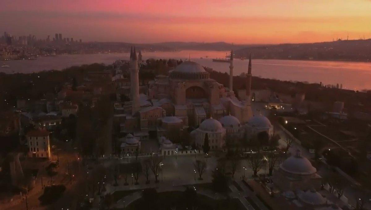 Cumhurbaşkanı Erdoğan'dan Ayasofya Camii paylaşımı