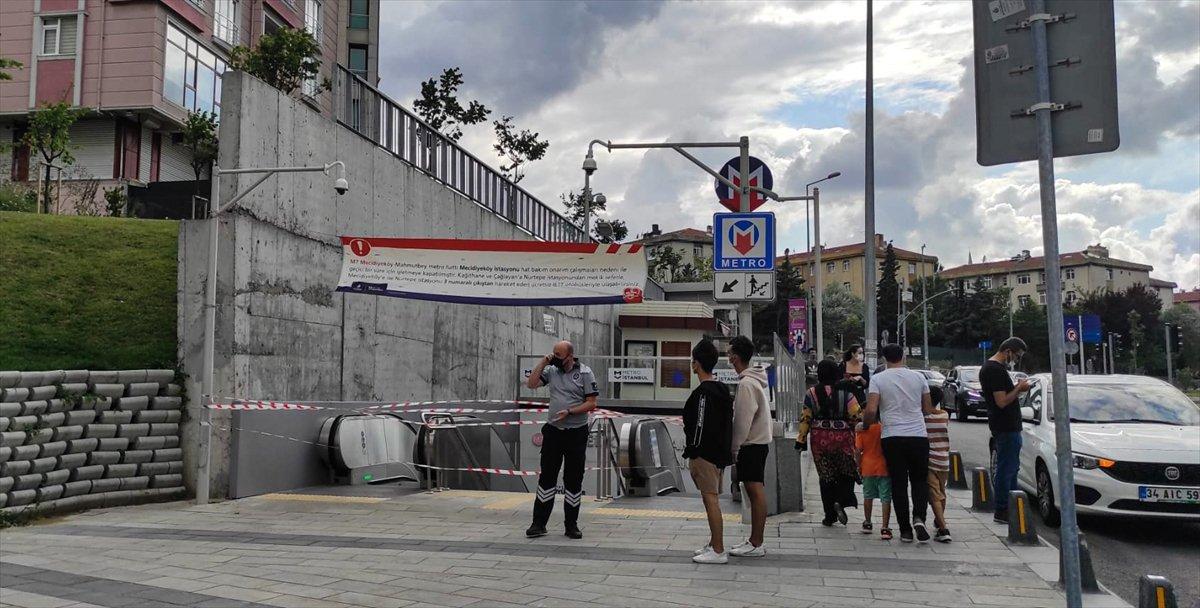 İstanbul’da metroda yangın