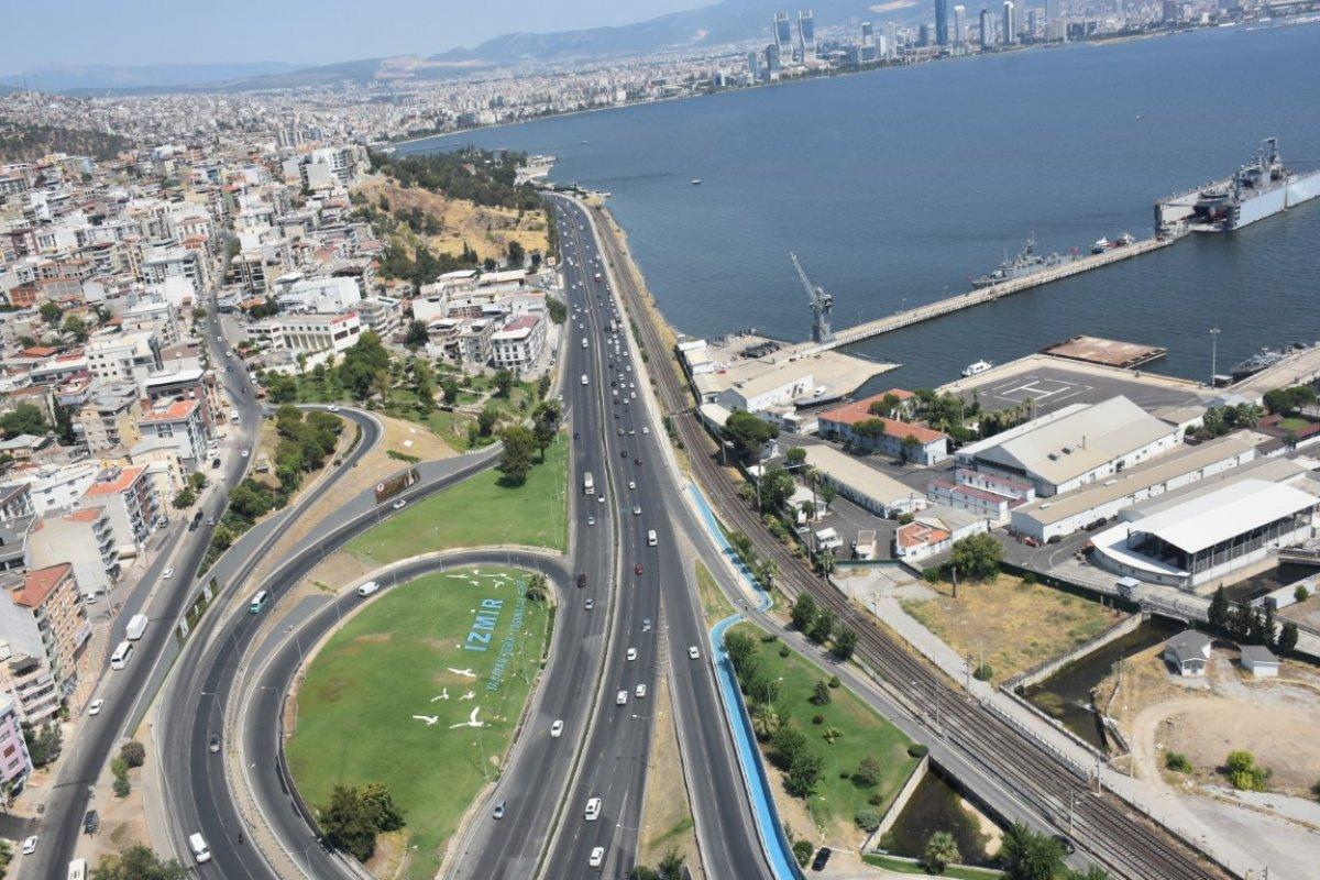 İzmir'de trafiğe helikopterli denetim