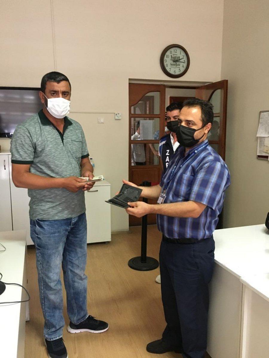 Çorum'da kaybettiği kurban parasına kavuştu