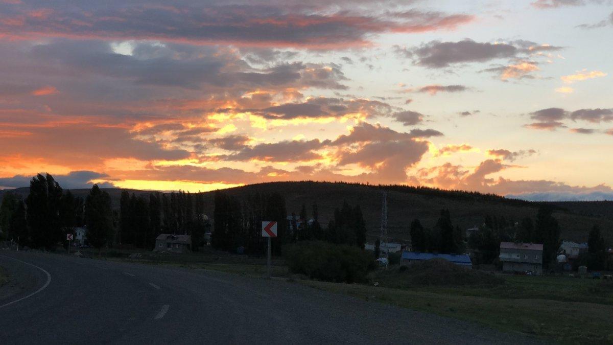 Kars'ta gün batımı