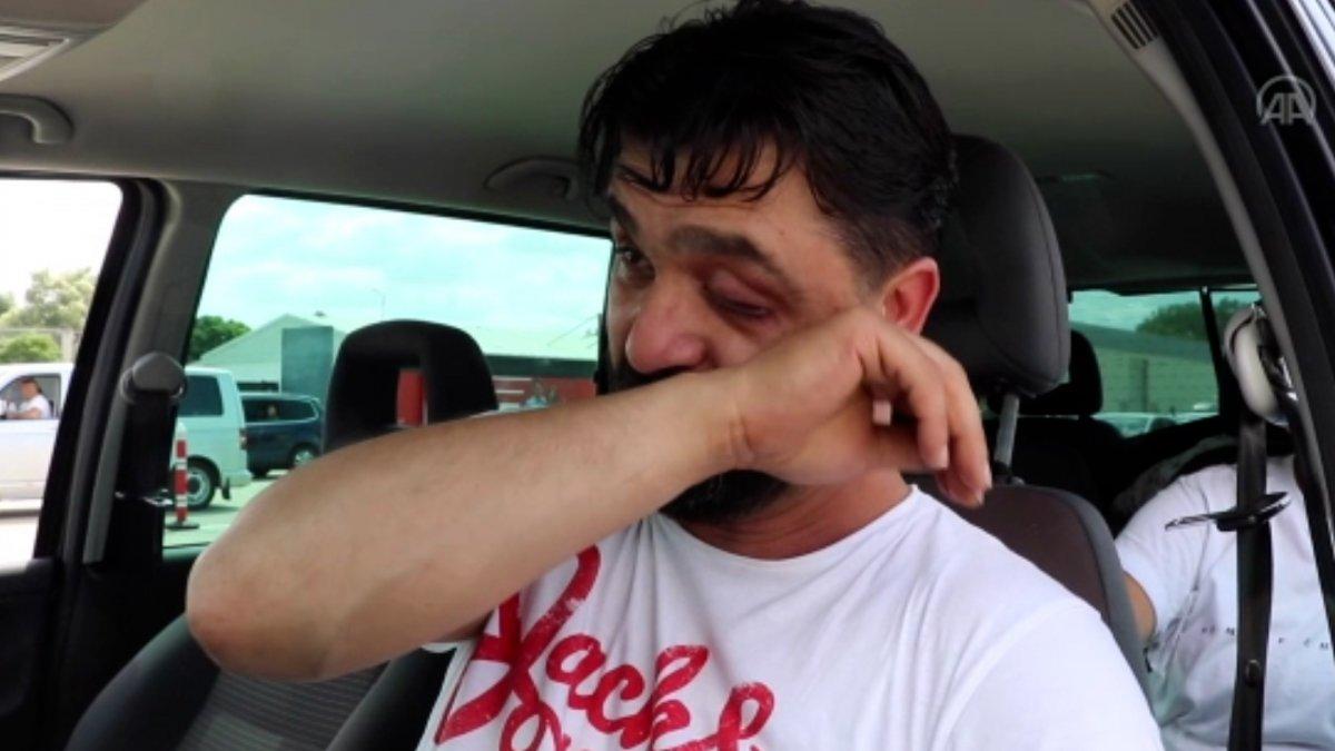 Kapıkule'deki gurbetçinin vatan hasretiyle dolu gözyaşları