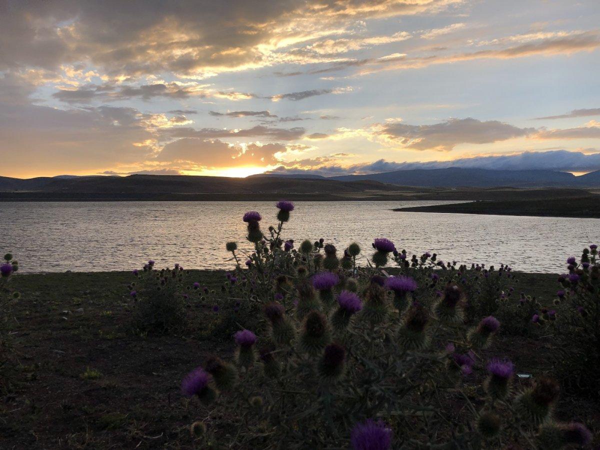Kars'ta gün batımı