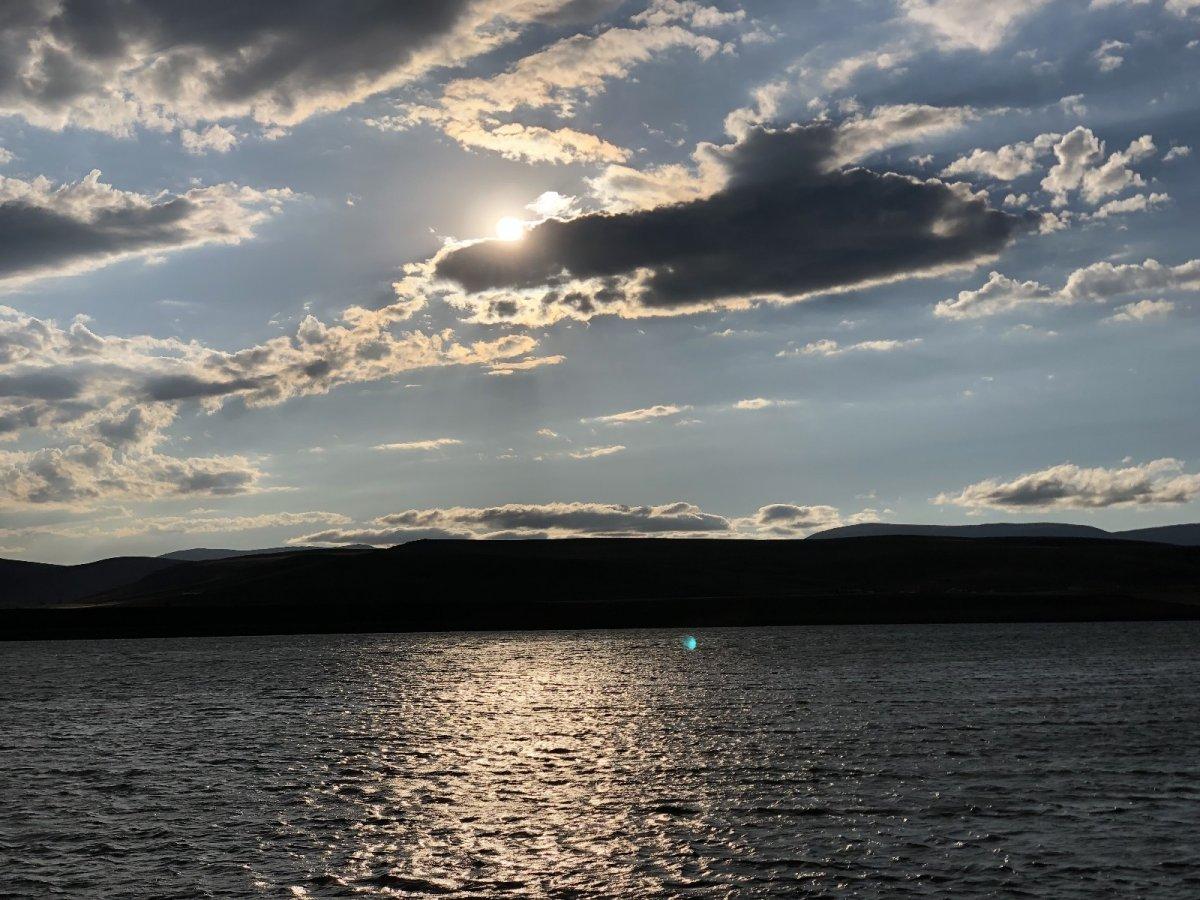 Kars'ta gün batımı