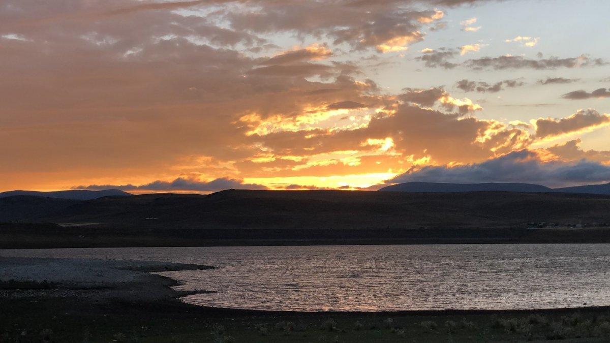 Kars'ta gün batımı