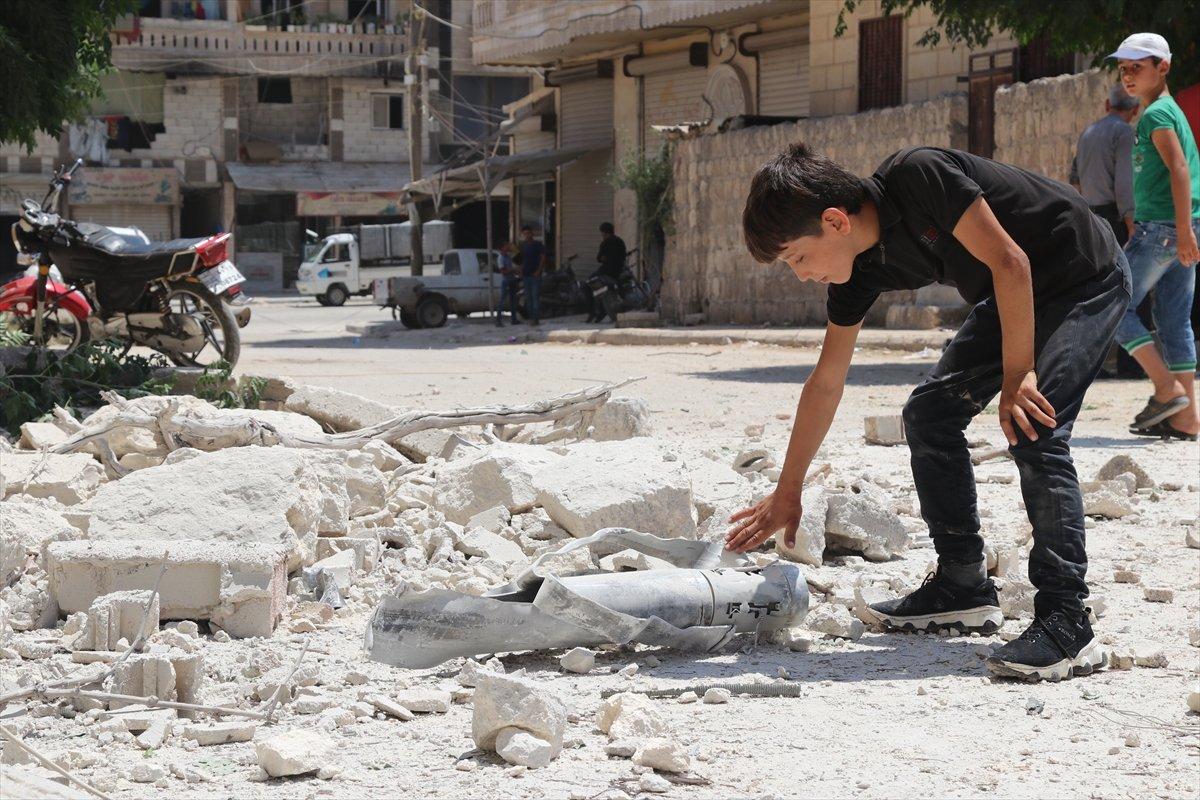 Tel Rıfat’taki YPG/PKK’lı teröristler, Afrin’deki sivilleri hedef aldı