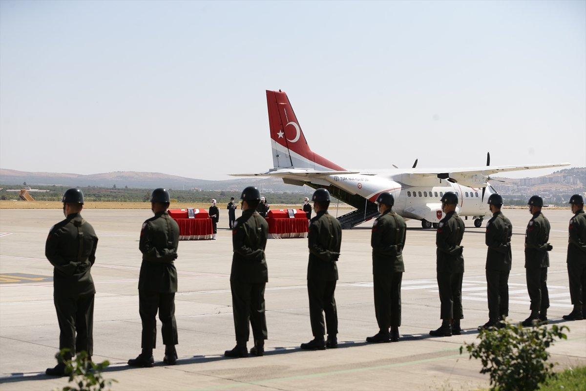 Fırat Kalkanı şehitleri son yolculuğuna uğurlandı