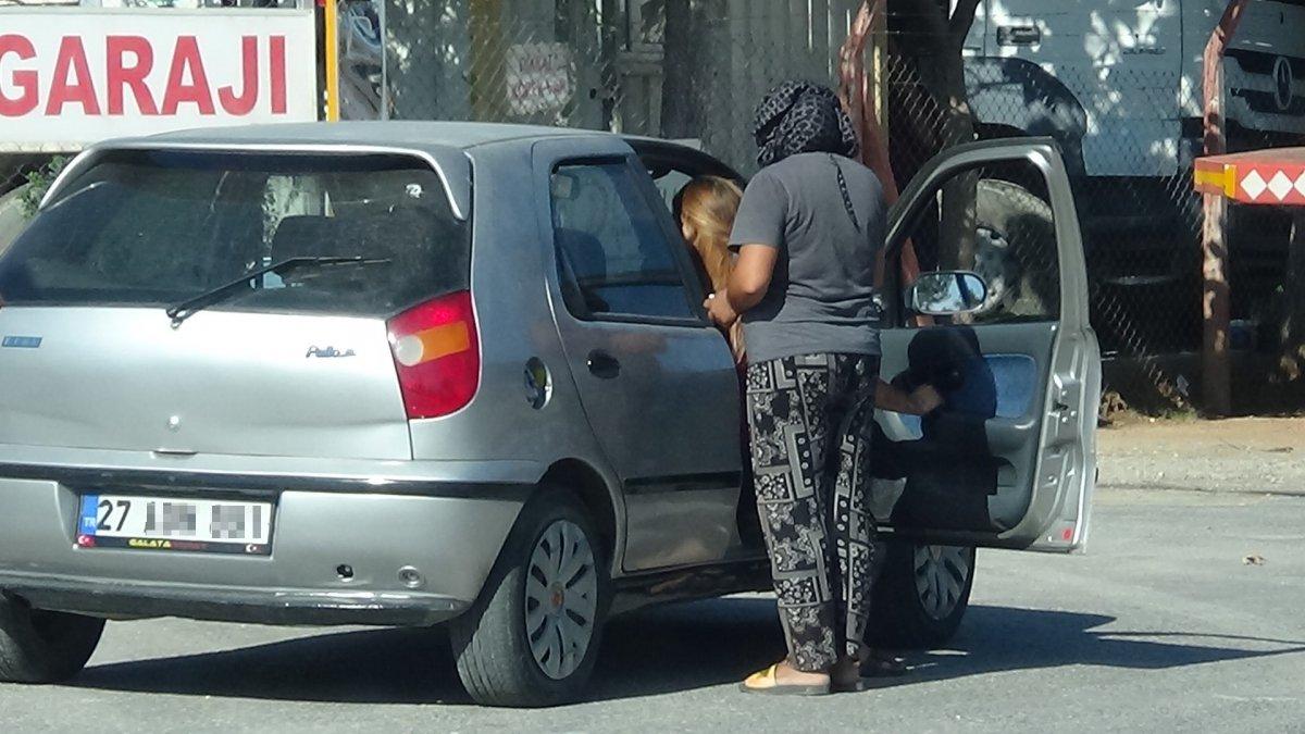 Gaziantep'te yolun ortasında fuhuş pazarlığı