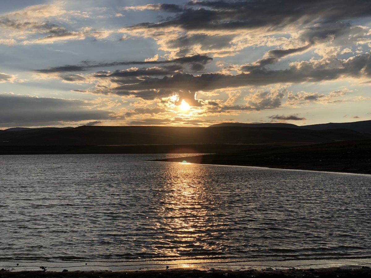 Kars'ta gün batımı