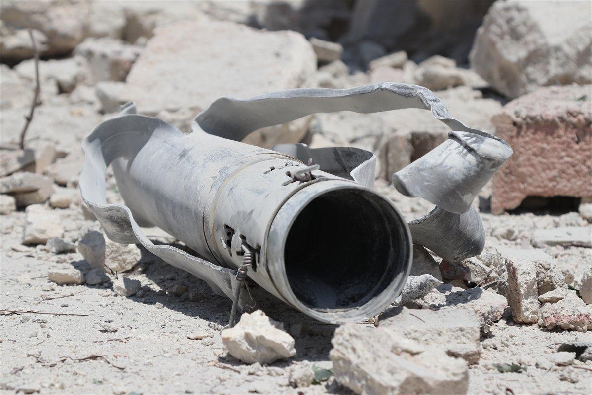 Tel Rıfat’taki YPG/PKK’lı teröristler, Afrin’deki sivilleri hedef aldı