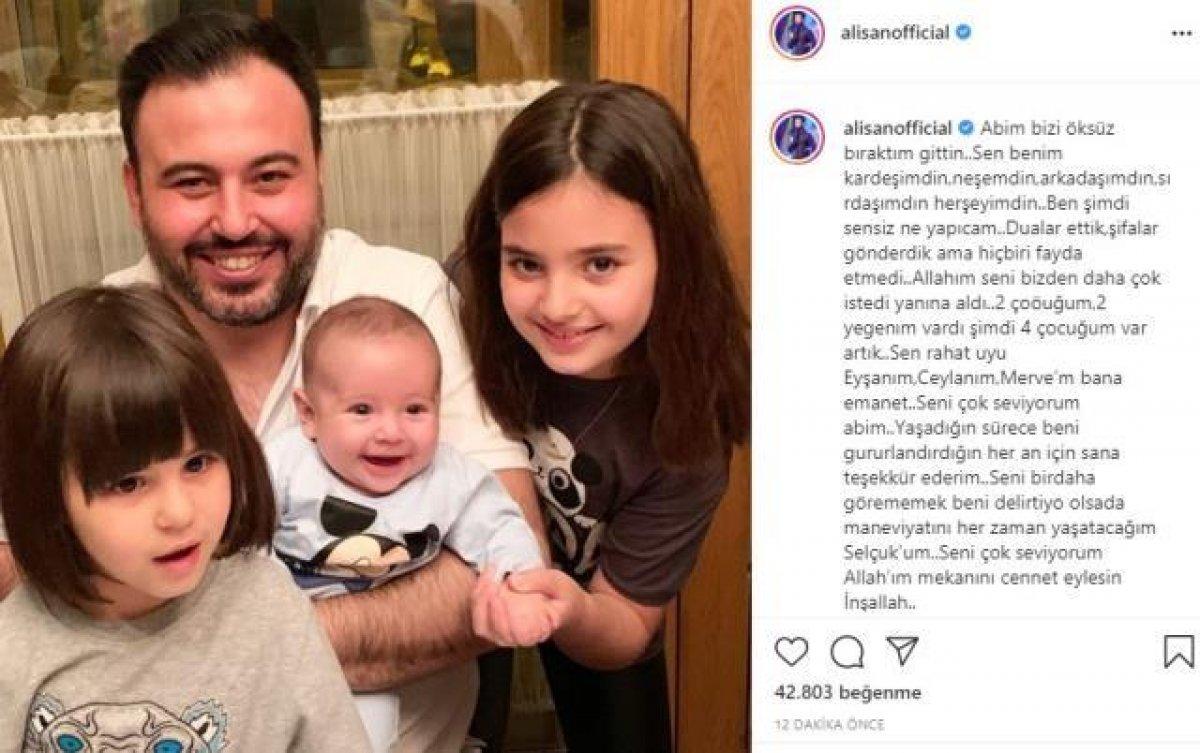 Alişan, kardeşinin mezarından ayrılmıyor