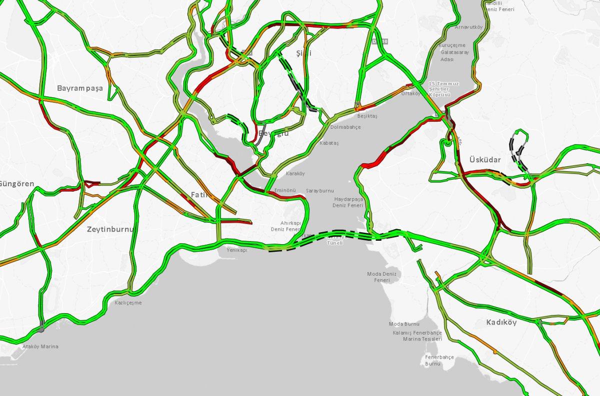 Bayram sonrası İstanbul trafiği yeniden yoğunlaşıyor