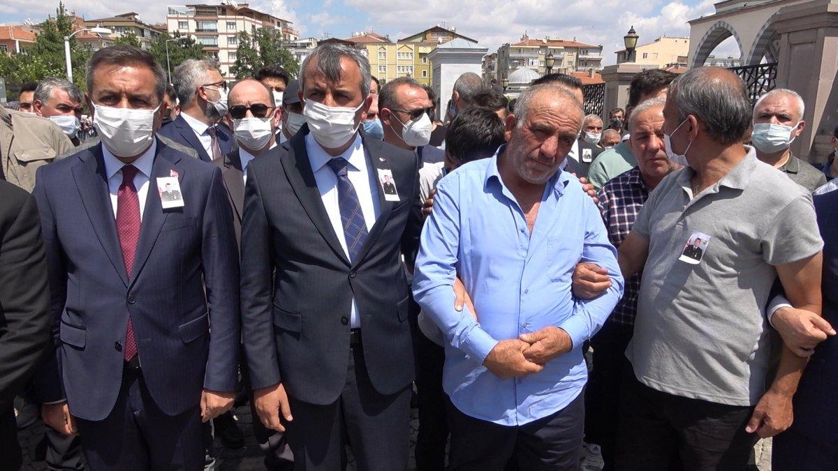 Şehit Halil Çelebi son yolculuğuna uğurlandı