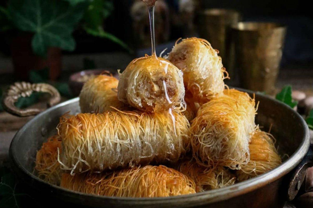 Erzurum'un meşhur tatlısı: Kadayıf dolması tarifi..