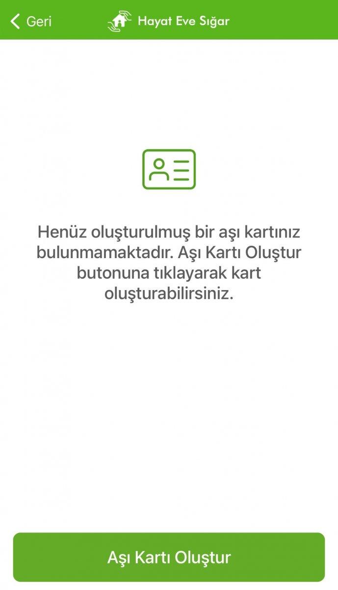 Aşı kartına pasaport numarası işleme adımları