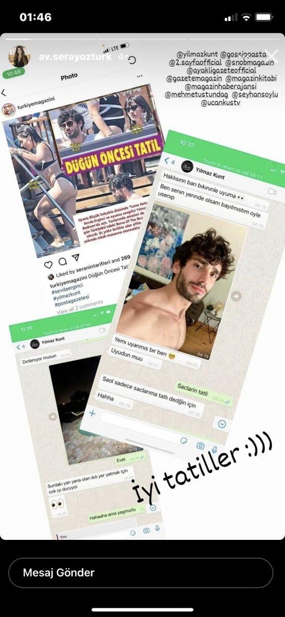 Genç oyuncu Yılmaz Kunt'un mesajları ifşalandı