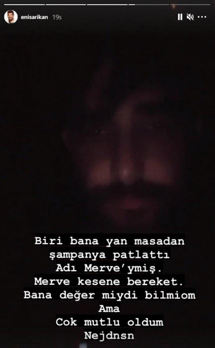 Enis Arıkan'ı şaşırtan hediye