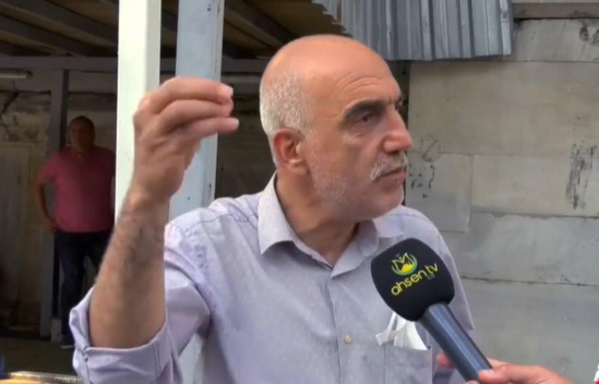 Sokak röportajında memleketin halini değerlendiren Malatyalı