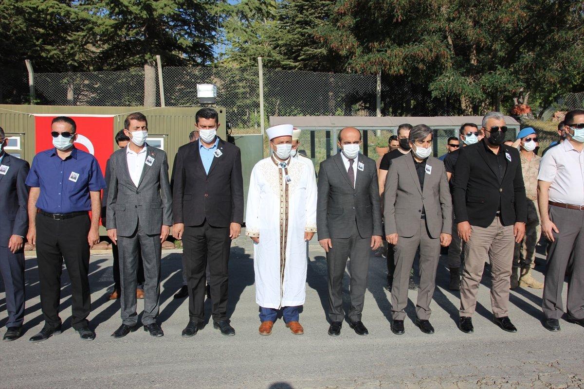 Irak'ta şehit olan Halil Çelebi için Hakkari'de tören düzenlendi