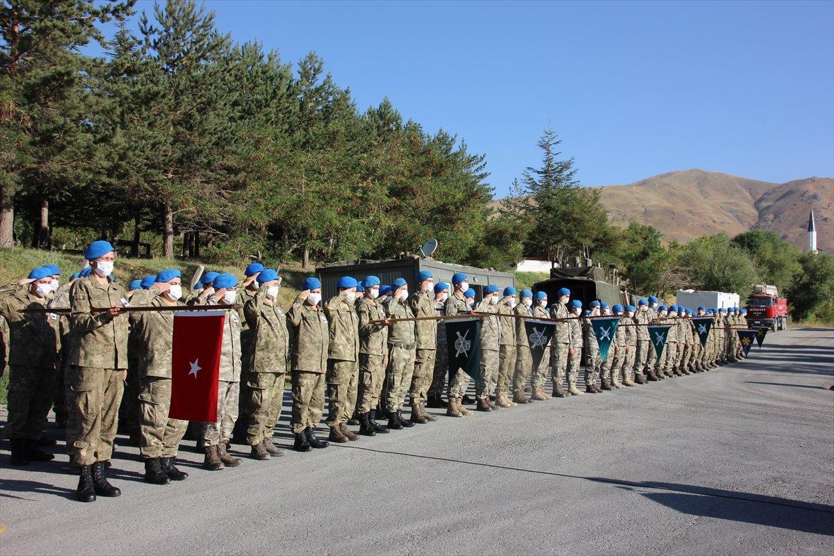 Irak'ta şehit olan Halil Çelebi için Hakkari'de tören düzenlendi