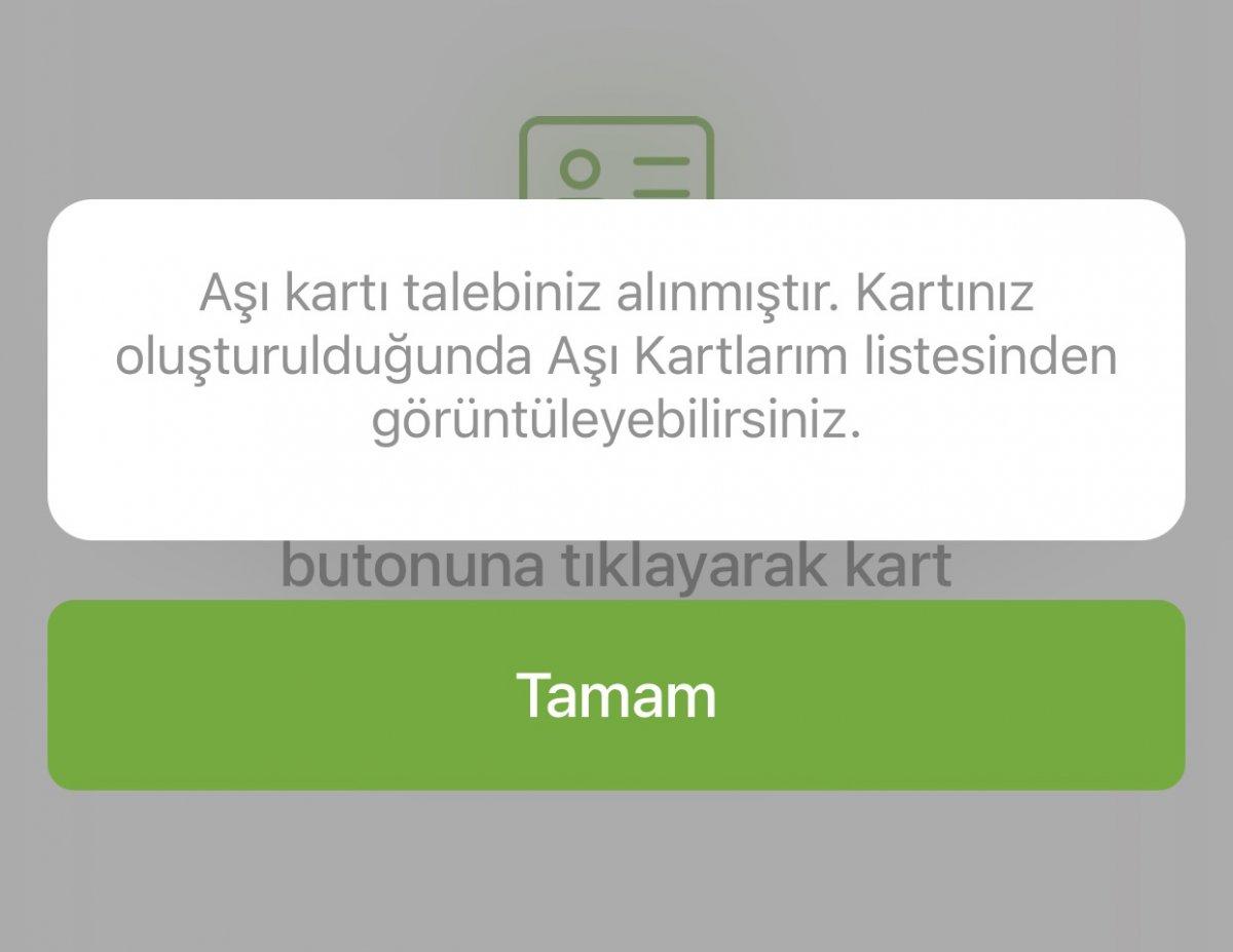 Aşı kartına pasaport numarası işleme adımları