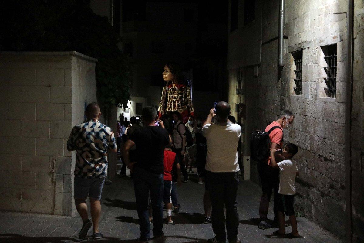 Kukla Amal İngiltere yolculuğuna Gaziantep'te başladı