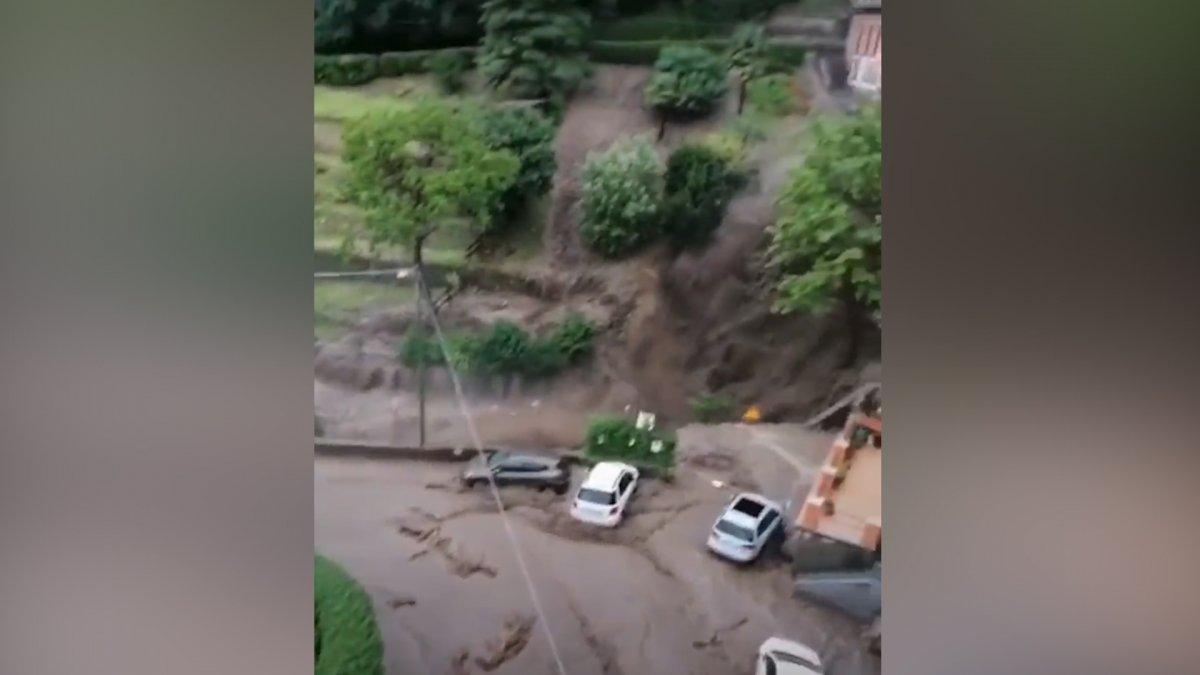 İtalya'nın Como Gölü bölgesini sel vurdu