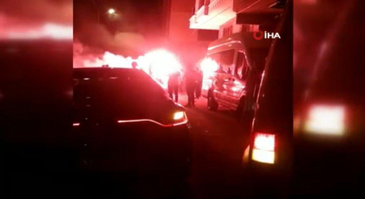 Esenyurt'ta asker eğlencesinde halay çekip havaya ateş ettiler