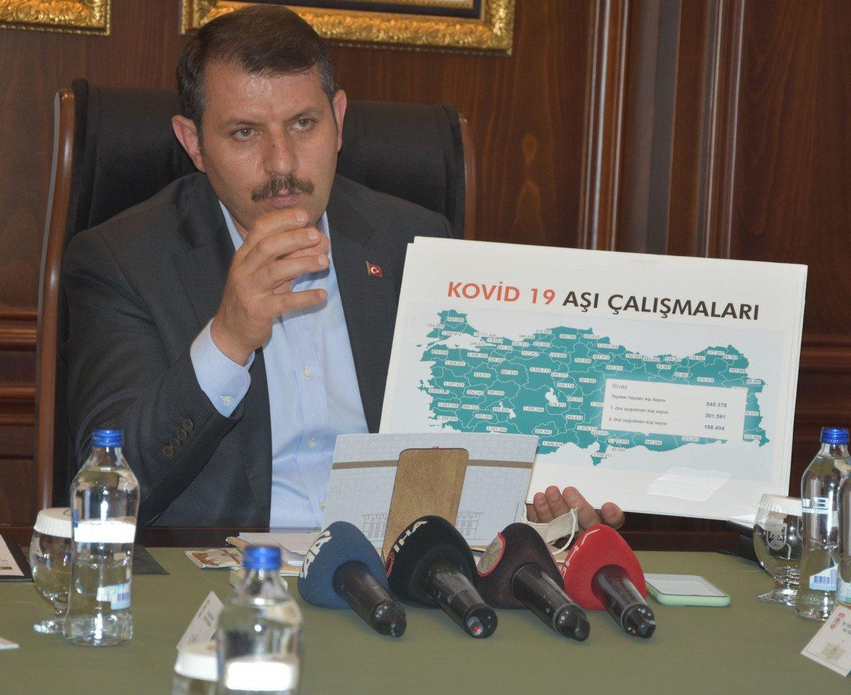 Sivas Valisi: Aşı olmamak kul hakkı