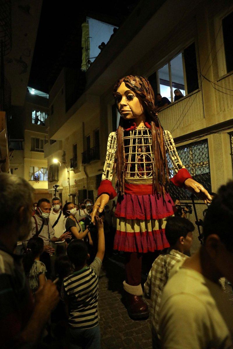 Kukla Amal İngiltere yolculuğuna Gaziantep'te başladı