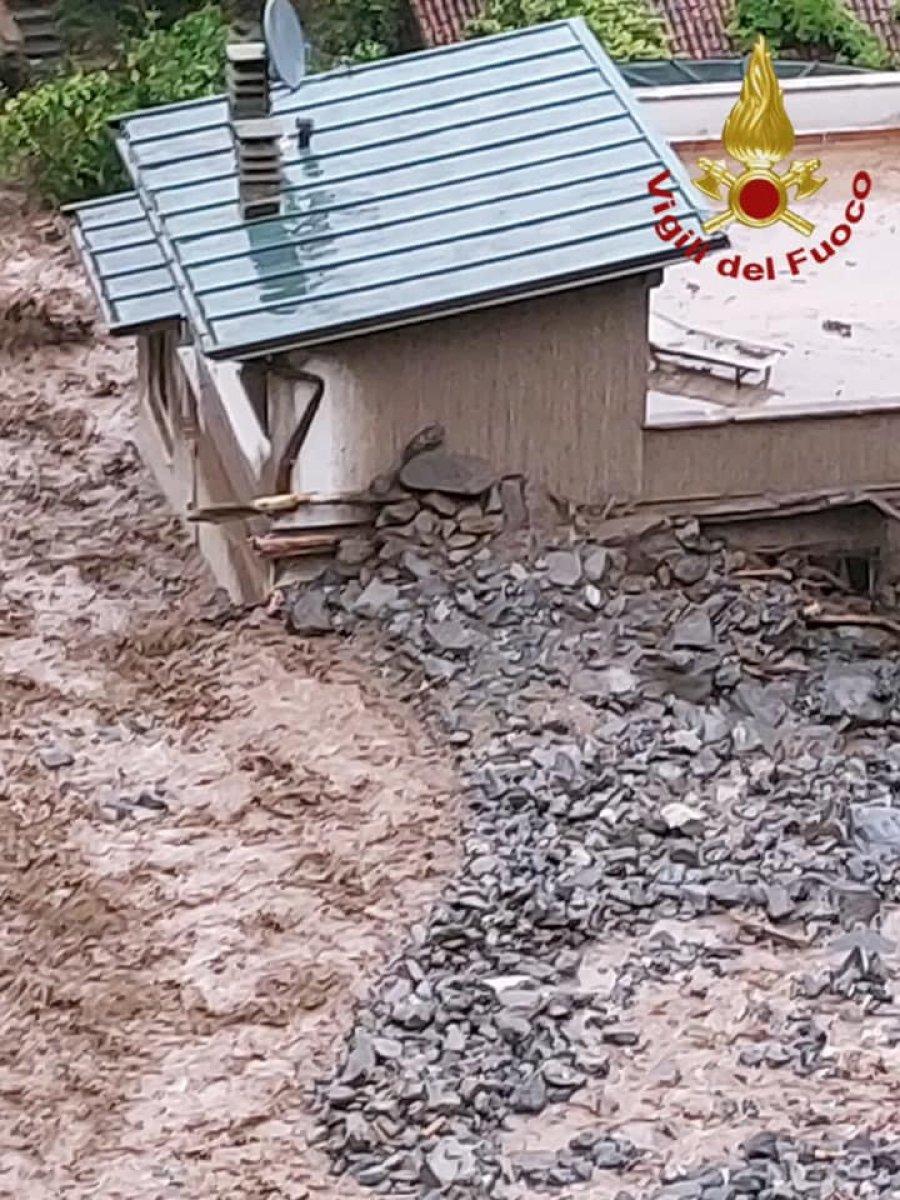 İtalya'nın Como Gölü bölgesini sel vurdu