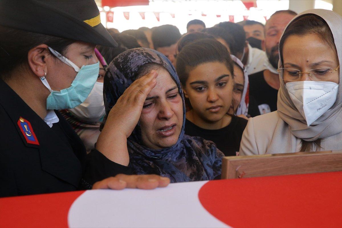 Kuzey Irak şehidi son yolculuğuna uğurlandı