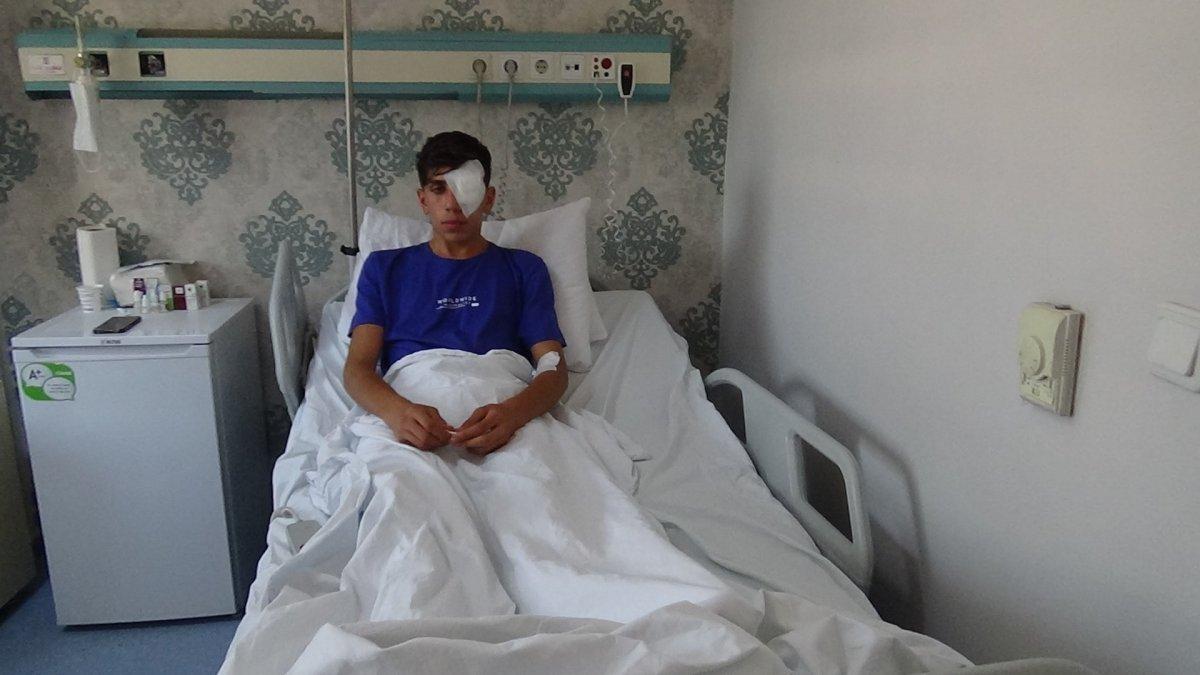 Diyarbakır'da patlatılan maytap, 17 yaşındaki genci gözünden etti