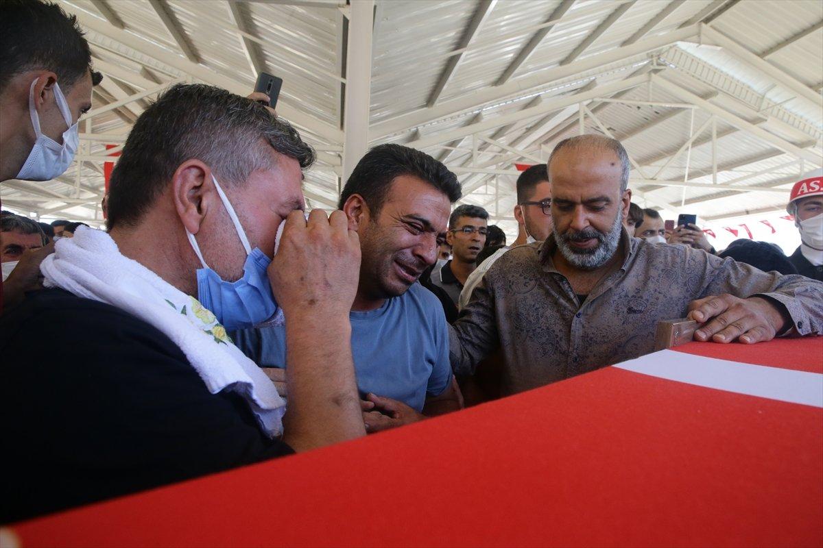 Kuzey Irak şehidi son yolculuğuna uğurlandı