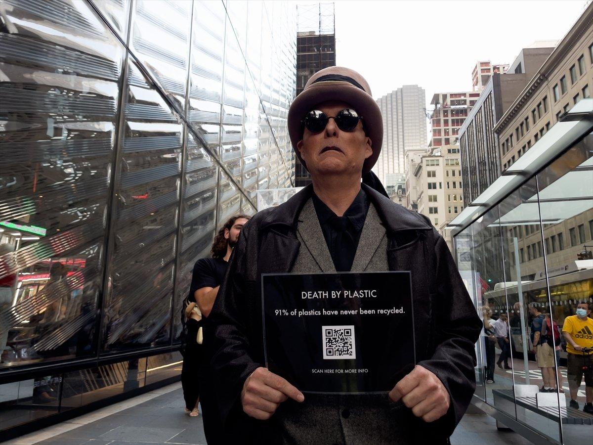 ABD’de ‘plastikten ölüm’ temalı çevre protestosu