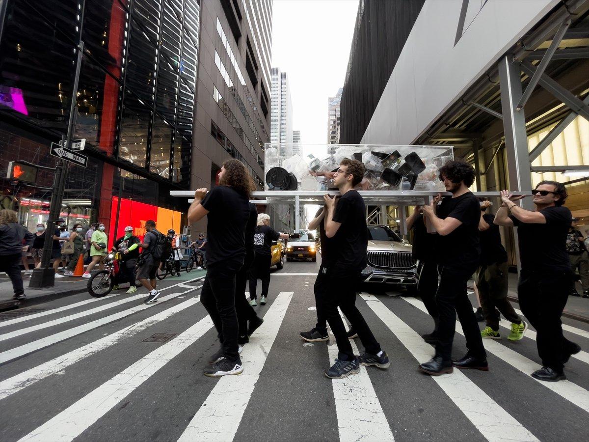 ABD’de ‘plastikten ölüm’ temalı çevre protestosu