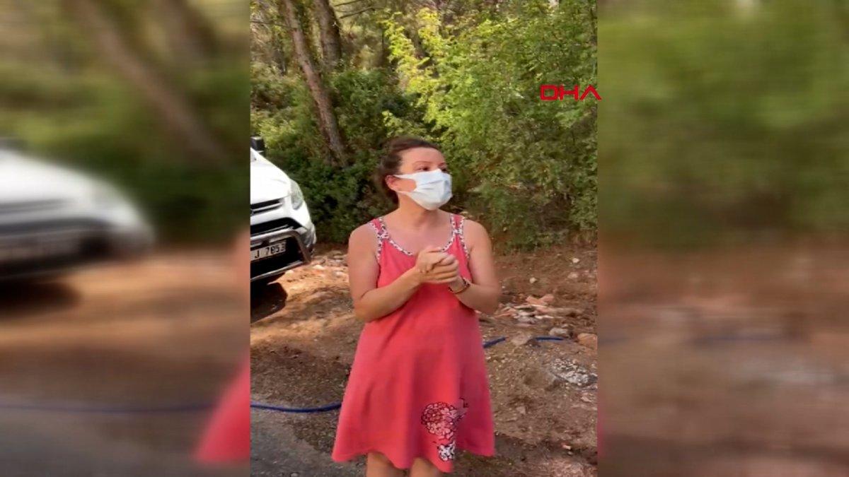 Marmaris yangınında görgü tanıkları: 10 yaşlarında çocuk kaçıyordu