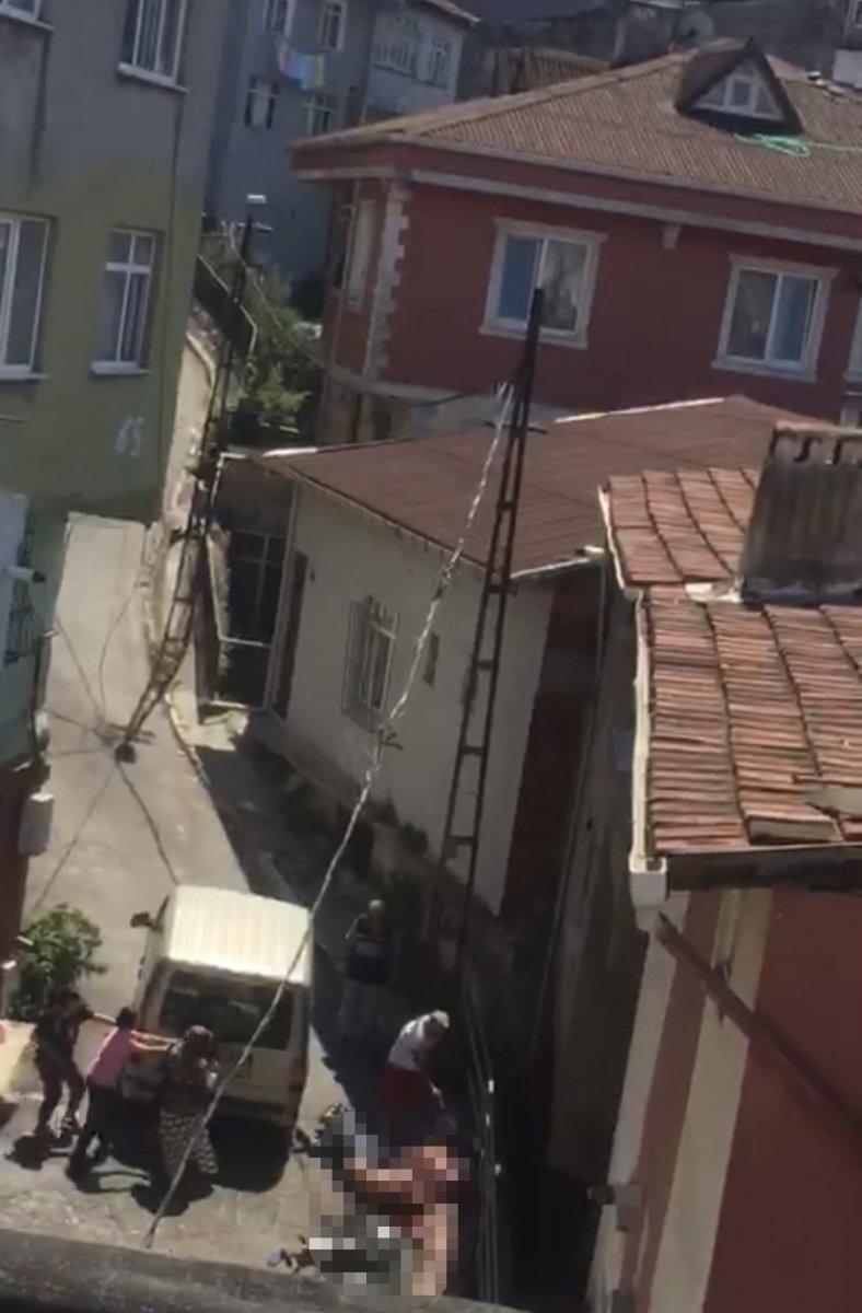 Beyoğlu'ndaki silahlı dehşetin görüntüleri