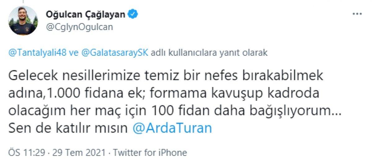 Kulüpler ve futbolculardan fidan kampanyası