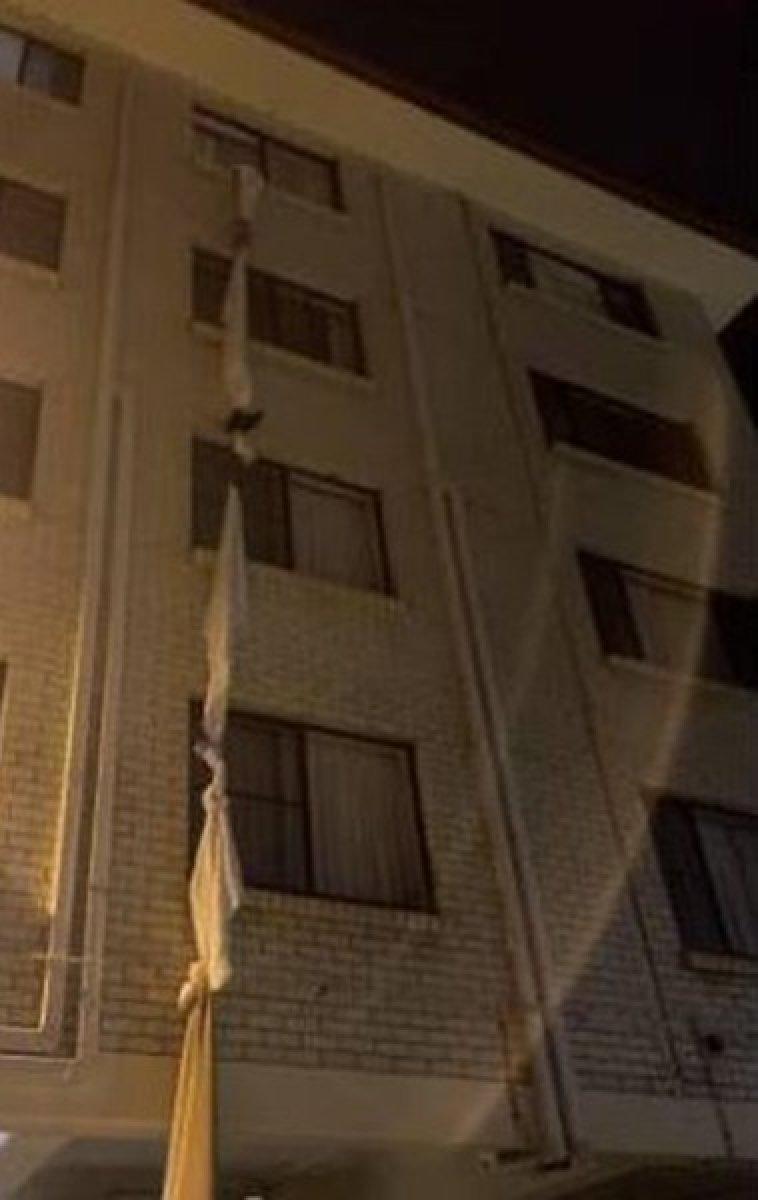 Avustralya’da pencereden çarşaf sarkıtıp karantinadan kaçtı