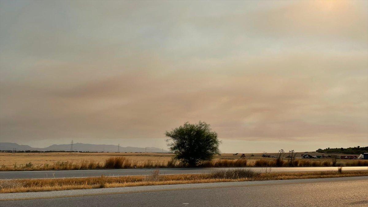 Türkiye'deki yangınlar, KKTC'de hissedildi