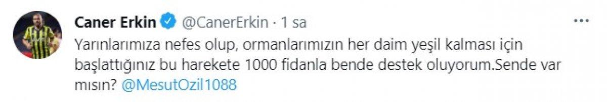 Kulüpler ve futbolculardan fidan kampanyası