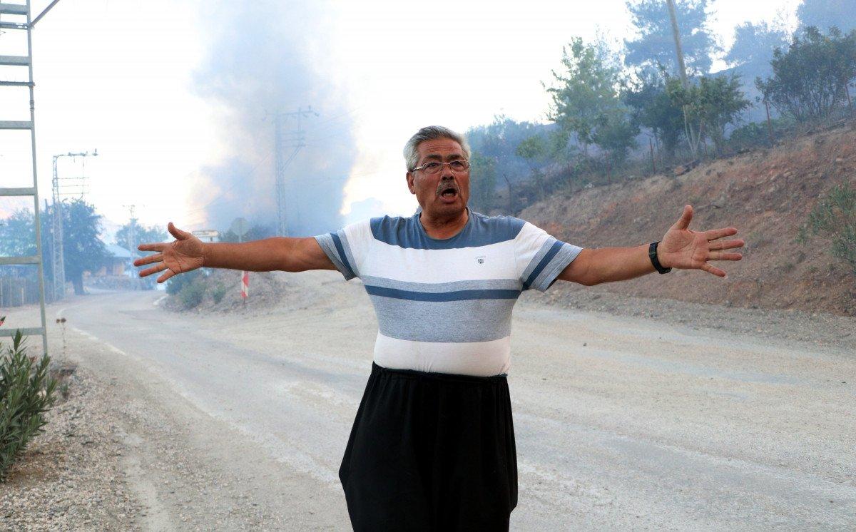 Kozan'daki orman yangınına müdahaleler sürüyor