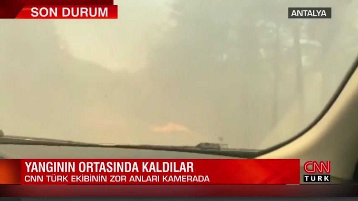 CNN Türk ekibi, Manavgat'ta alevlerin içinde kaldı