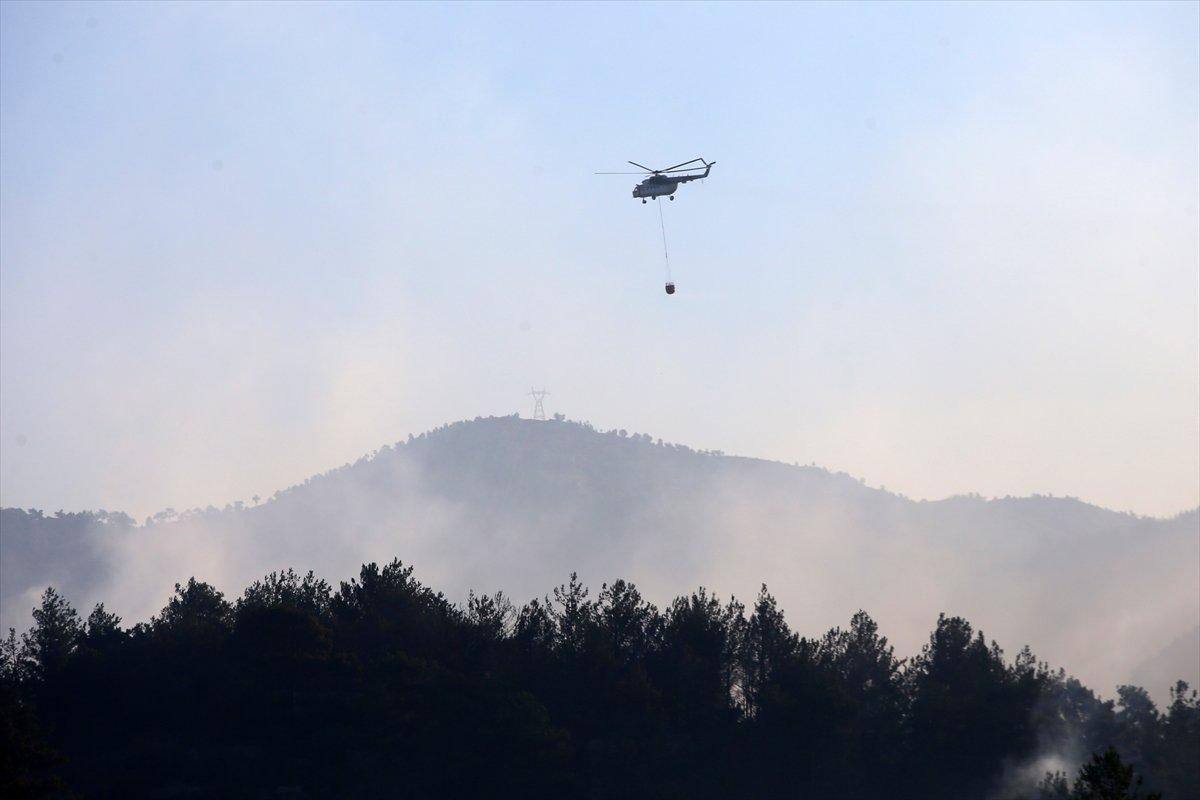 Mersin ve Adana yangınlarında söndürme çalışmaları