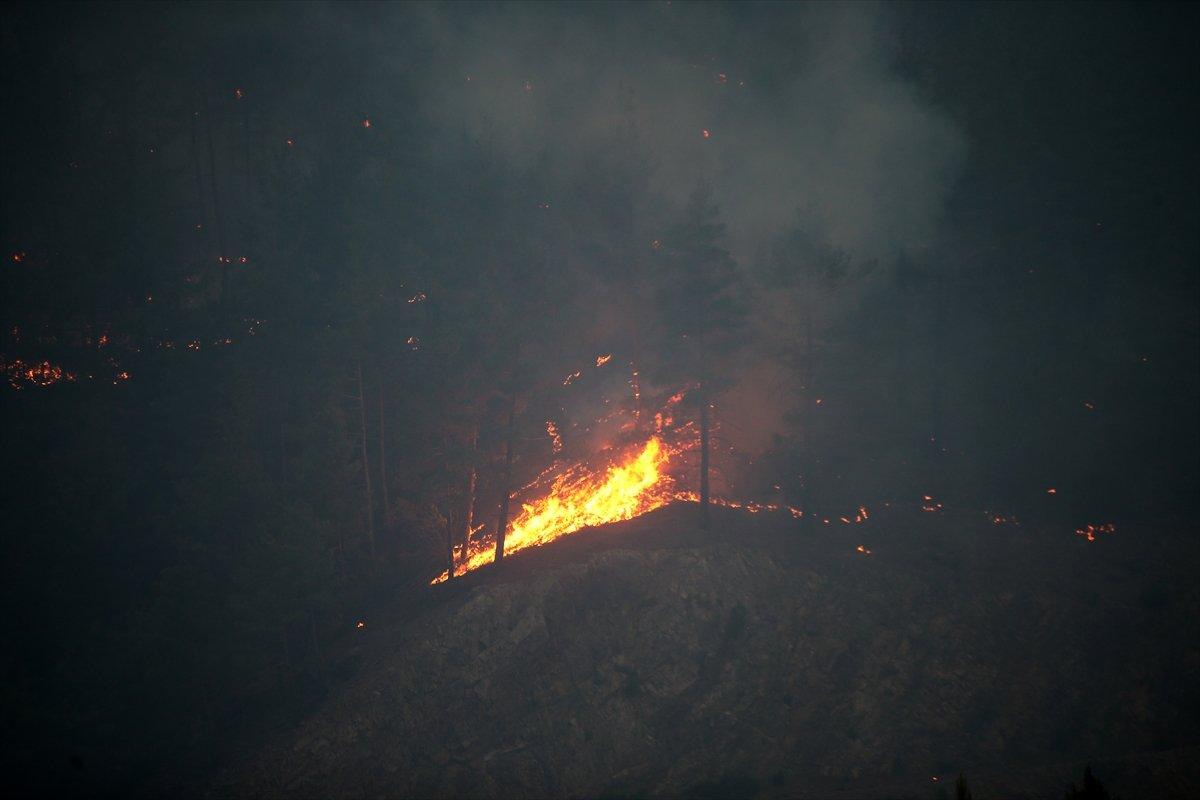 Mersin ve Adana yangınlarında söndürme çalışmaları