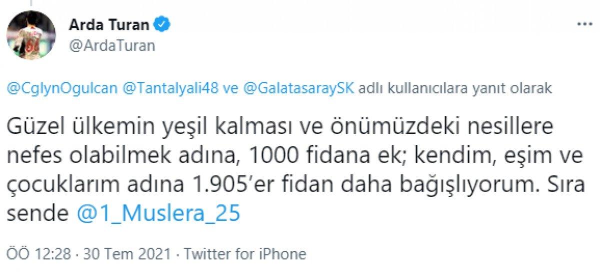 Kulüpler ve futbolculardan fidan kampanyası