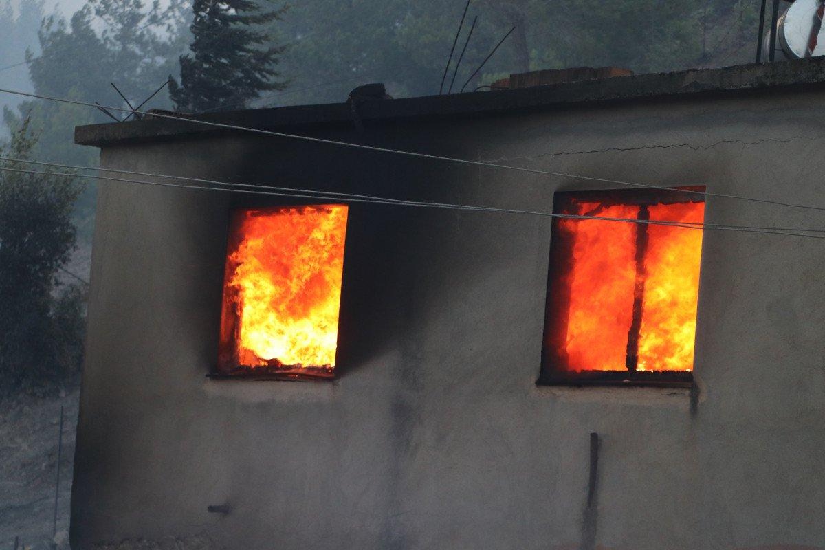 Kozan'daki orman yangınına müdahaleler sürüyor