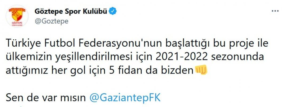 Kulüpler ve futbolculardan fidan kampanyası